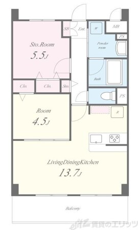 アルカコーバの物件間取画像